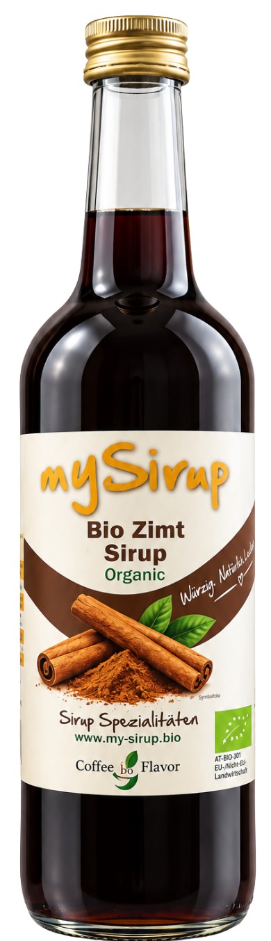 Bio Zimt Sirup Organic Cinnamon Flavor